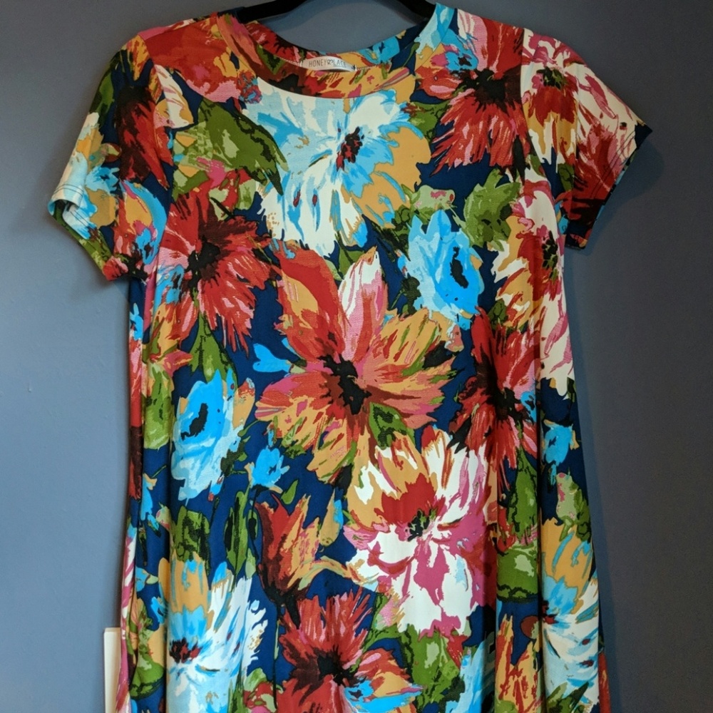 EUC Honey&Lace Napa dress with hidden pockets